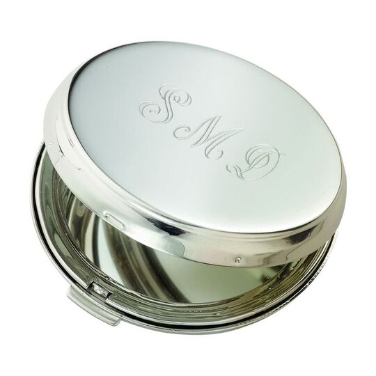 Engraved Round Compact